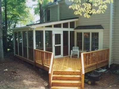 Custom Screened Sunroom Installation