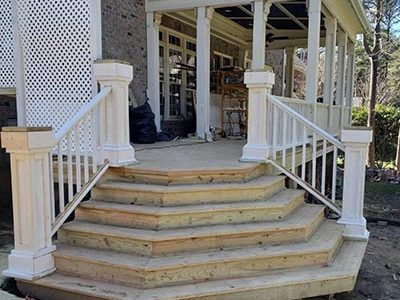 Wooden Deck Stairs